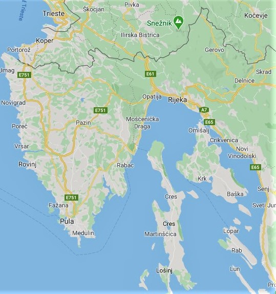 Istria Map 